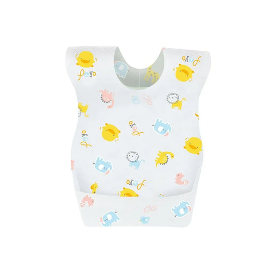 黃色小鴨 三層防水拋棄式圍兜(10入/包)