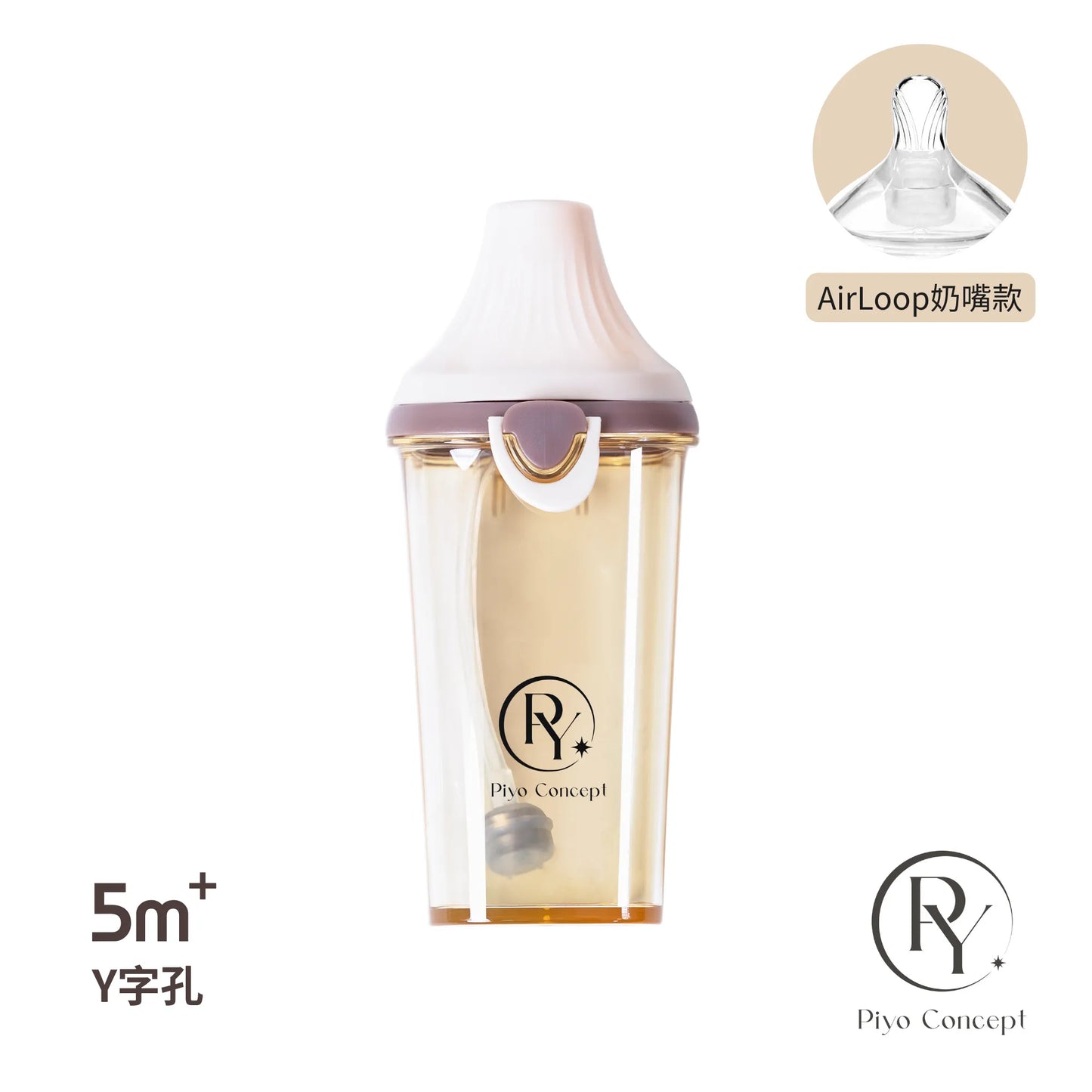 黃色小鴨 PPSU預備學飲掀蓋天使奶瓶