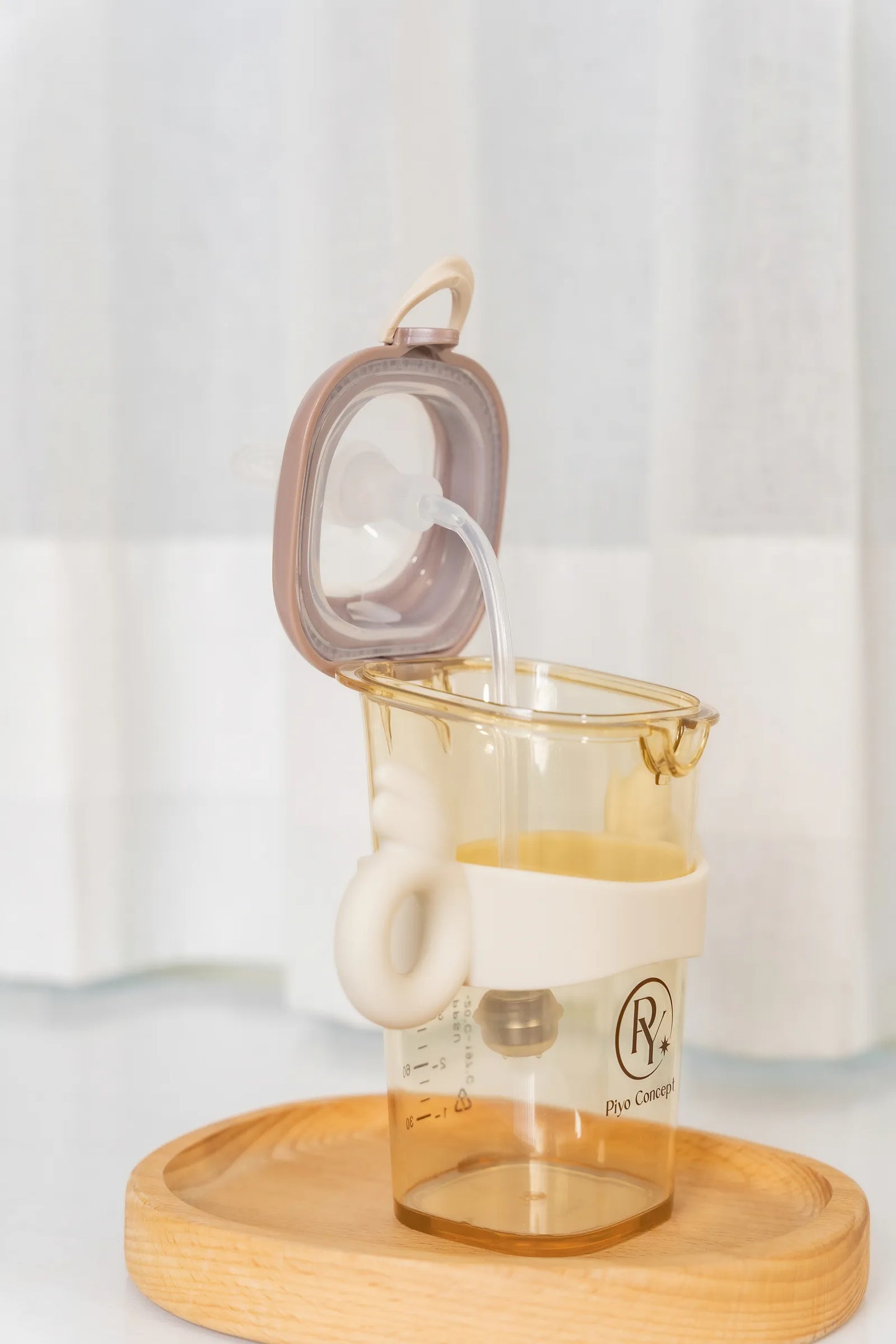 黃色小鴨 PPSU預備學飲掀蓋天使水杯