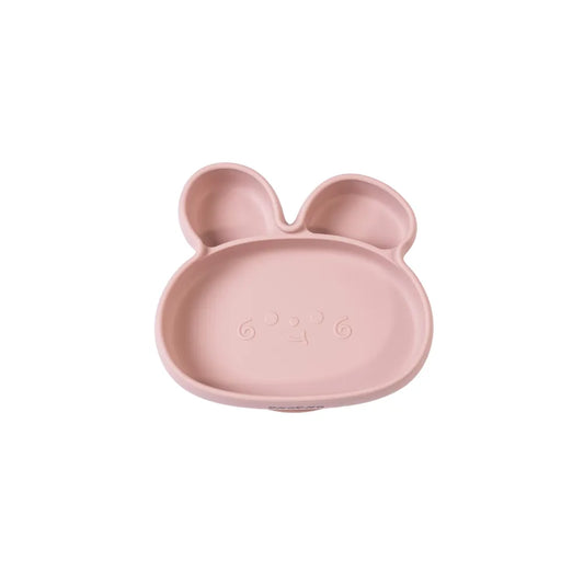 黃色小鴨 鉑金矽膠大吸力動物餐盤